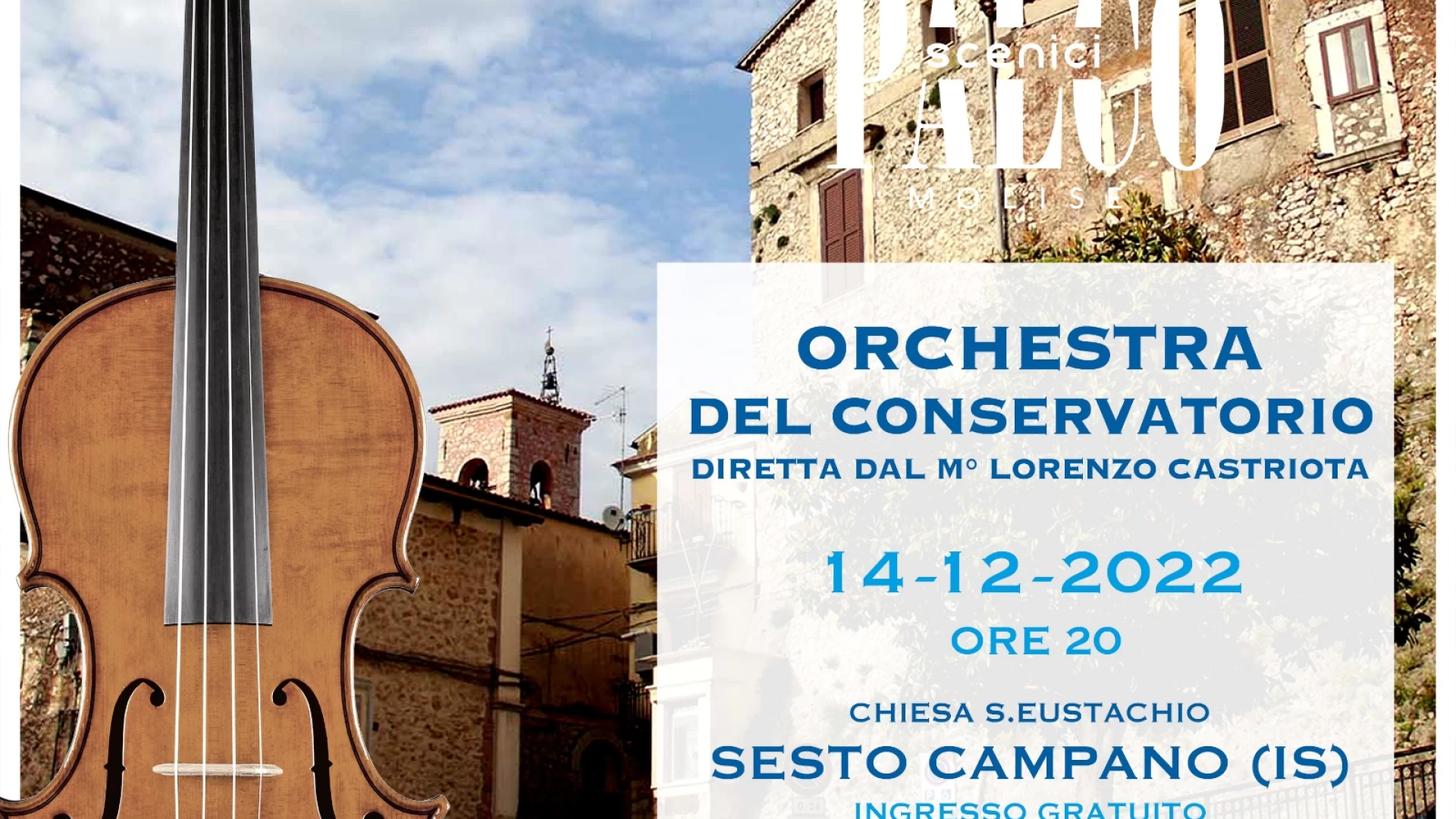 Sesto Campano: continuano gli eventi natalizi. Domani sera il concerto natalizio con l’Orchestra del Conservatorio diretta dal Maestro Castriota.